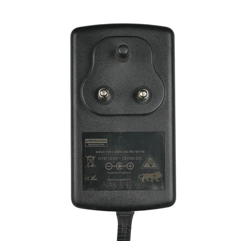 Arowana KYB12V3 Studio Grade 12V 3 Amp Center Positive Power supply for keyboards, synths, preamps & audio gear