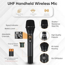 Digimore D-395 HL UHF Wireless Microphone System with Handheld & Lavalier Mic