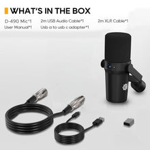DIGIMORE D-490 Dynamic USB/XLR Podcast Microphone Kit