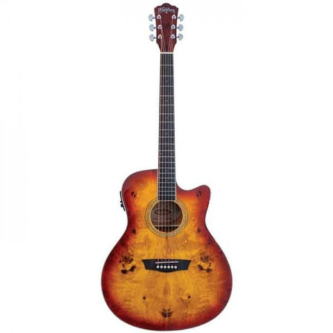 Washburn - Deep Forest Burl ACE - Amber Fade (DFB-ACE-A)