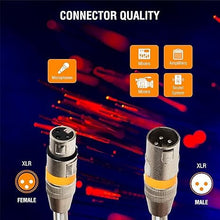 DIGIMORE D-100 20ft XLR Male to Female Cable