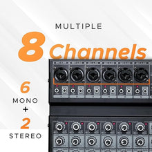 Digimore D-256 8-Channel Mixer with Interface & DSP Effects