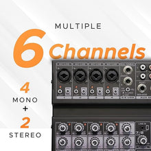 Digimore D-246 6-Channel Audio Mixer with Interface & DSP Effects