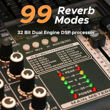 Digimore D-256 8-Channel Mixer with Interface & DSP Effects