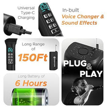 Digimore D-356 UHF Dual Wireless Microphone System with Sound Card