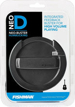 Fishman Neo-Buster Humbucker Soundhole Acoustic Pickup & Feedback Buster Black 0.28 x 1.97 x 4.72 inches