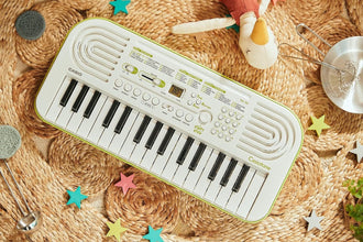 Casiotone Mini Keyboard SA-50 with Piano tones, White