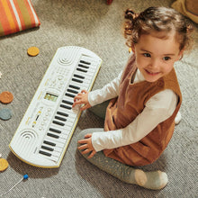 Casiotone Mini Keyboard SA-80 with Piano tones, White (44 Keys)