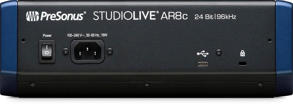 PreSonus StudioLive AR8c 8-Channel USB-C Hybrid Digital/Analog Performance Mixer
