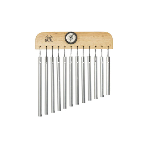 Natal BC-12-S Bar Chimes 12 Bars, Natural Aluminium