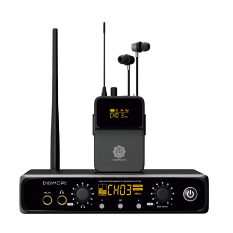 Digimore D- 800 Stereo Wireless In - Ear Monitoring System