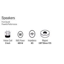 Digimore DS-12X400M Speakers