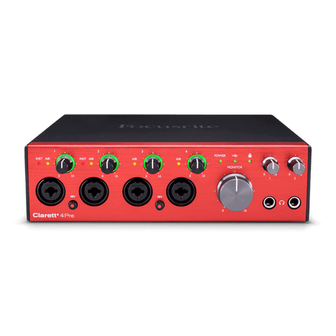 Focusrite Clarett+ 4Pre – Premium USB Audio Interface