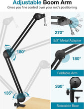 DIGIMORE D-120 Metal Mic Arm Stand – Heavy Duty