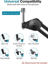 DIGIMORE D-120 Metal Mic Arm Stand – Heavy Duty