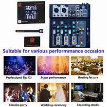 Digimore D-250 4-Channel Professional Audio Mixer with USB & DSP