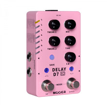 Mooer D7 Delay X2 Dual Footswitch Stereo Delay Pedal