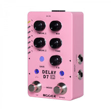 Mooer D7 Delay X2 Dual Footswitch Stereo Delay Pedal