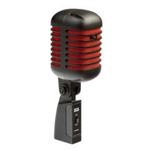 Eikon Audio DM55V2RDBK “VINTAGE” Professional Vocal Dynamic Microphone – Satin Black And Red