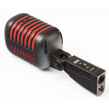 Eikon Audio DM55V2RDBK “VINTAGE” Professional Vocal Dynamic Microphone – Satin Black And Red