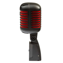 Eikon Audio DM55V2RDBK “VINTAGE” Professional Vocal Dynamic Microphone – Satin Black And Red