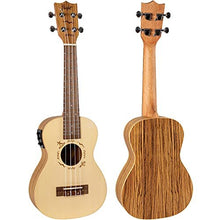Flight, 4-String Concert Ukulele, SP/Zeb, DUC 525 EQ