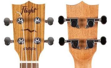 Flight, 4-String Concert Ukulele, SP/Zeb, DUC 525 EQ