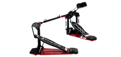 DW 5000 Series Accelerator Single Chain, Narrow Footbard Double Bass Drum Pedal, Bag