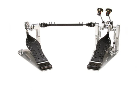 DW MFG Series Machined Chain Drive Double Pedal w/ Bag, Black Edition