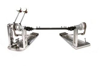 DW MFG Series Machined Chain Drive Double Pedal w/ Bag, Black Edition