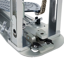 MFG Series Machined Chain Drive Double Bass Drum Pedal with Extended Footboard