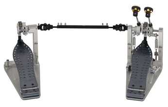 MFG Series Machined Chain Drive Double Bass Drum Pedal with Extended Footboard