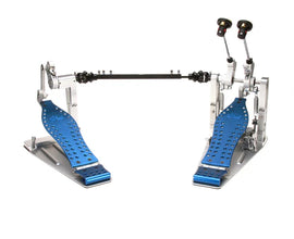 DW MFG Series Machined Direct Drive Double Pedal w/ Bag, Blue Edition