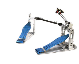 DW MFG Series Machined Direct Drive Double Pedal w/ Bag, Blue Edition