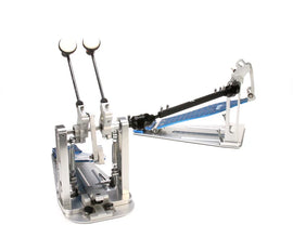 DW MFG Series Machined Direct Drive Double Pedal w/ Bag, Blue Edition