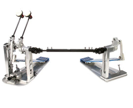 DW MFG Series Machined Direct Drive Double Pedal w/ Bag, Blue Edition