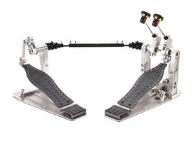 DW MFG Series Machined Direct Drive Double Pedal w/ Bag, Gray Edition