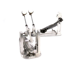 DW MFG Series Machined Direct Drive Double Pedal w/ Bag, Gray Edition