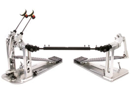 DW MFG Series Machined Direct Drive Double Pedal w/ Bag, Gray Edition