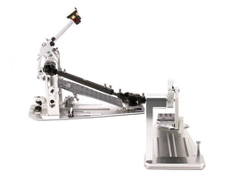 DW MFG Series Machined Direct Drive Double Pedal w/ Bag, Gray Edition