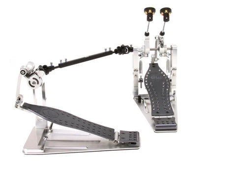 DW MFG Series Machined Direct Drive Double Pedal w/ Bag, Gray Edition