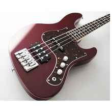 FGN JMJ2-AL-R AZM Mighty Jazz 4-String Bass Guitar - Azuki Metallic