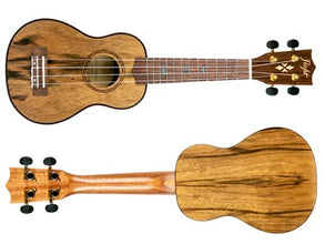 Flight Designer Series DUS430 Dao 4 Strings Soprano Ukulele, with Gig Bag, (Natural)