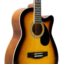 Granada GL112C-F Medium Cutaway 6 String Acoustic Guitar- Vintage Sunburst