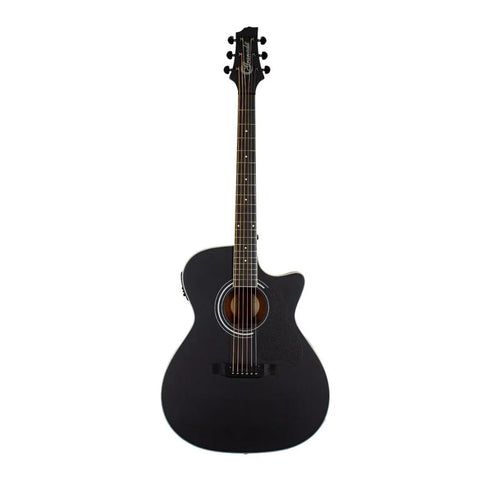 Granada GL240C-CEQ 6 String Electro Acoustic Guitar- Black Matte