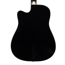 Granada GL113D-C 6 String Cutaway Acoustic Guitar- Black Gloss