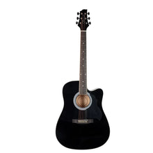 Granada GL113D-C 6 String Cutaway Acoustic Guitar- Black Gloss