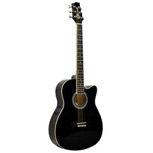 Granada GL112C-F Black Cutaway Medium Acoustic Guitar