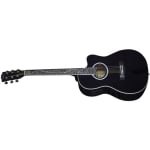 Hertz HZA3901ET BK Semi Acoustic Guitar - Black