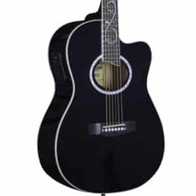 Hertz HZA3901ET BK Semi Acoustic Guitar - Black